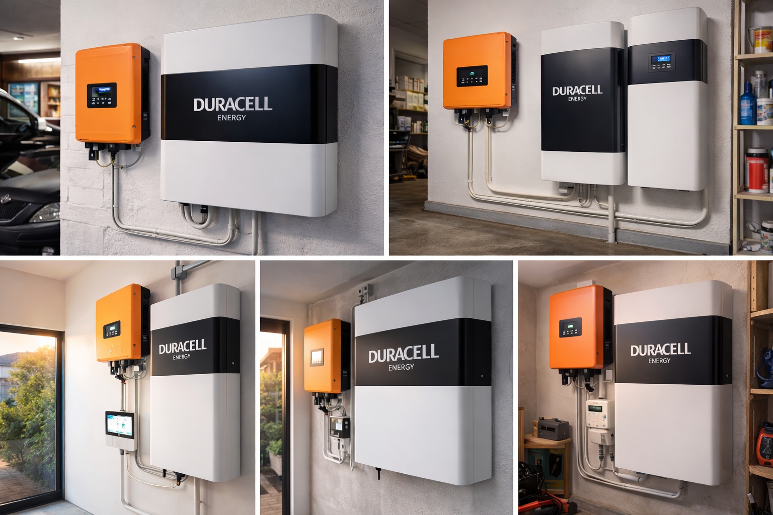 Duracell Battery Storage Installation Scotland Duracell Energy battery storage system with solar inverter installed in Scottish home